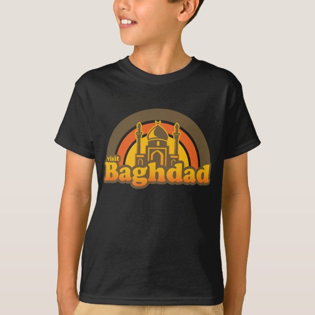 T-shirt Retro super de Bagdade (Frente)