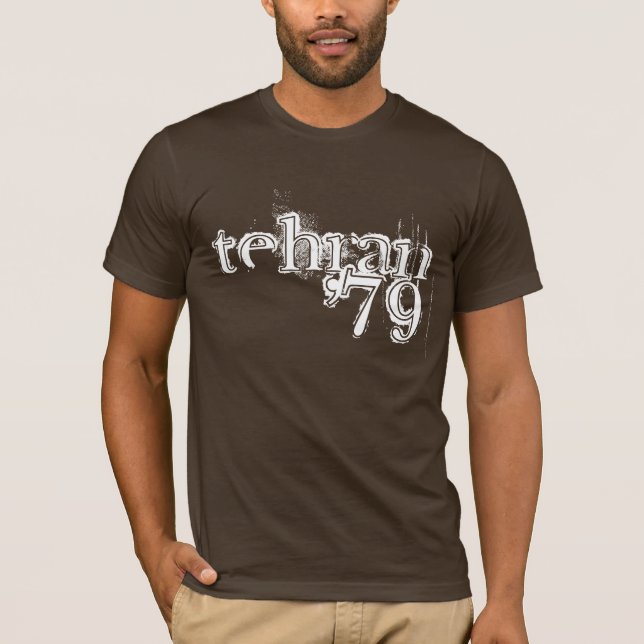 T-shirt Retro "tehran '79" (Frente)