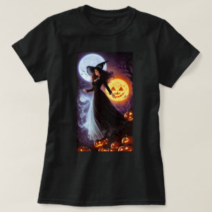 T-Shirt Retro Witch Hallween
