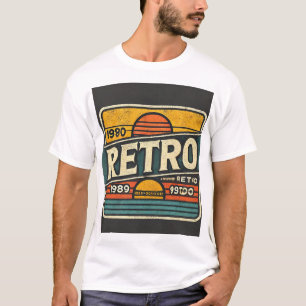 t-shirt retrorativa, tee vintage, estética dos ano