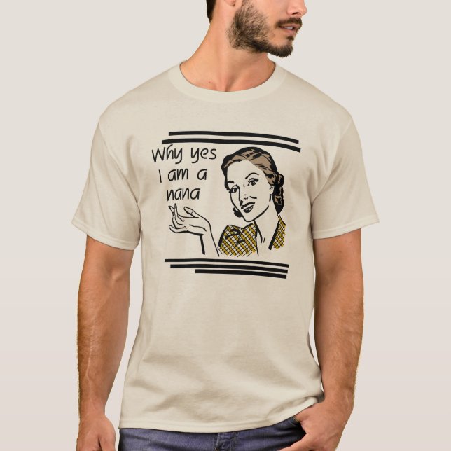 T-shirt retros e presentes de Nana (Frente)