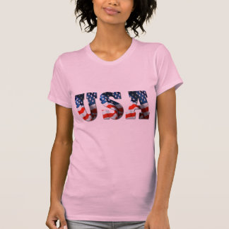 t-shirt retros patrióticos da BANDEIRA de 3D EUA