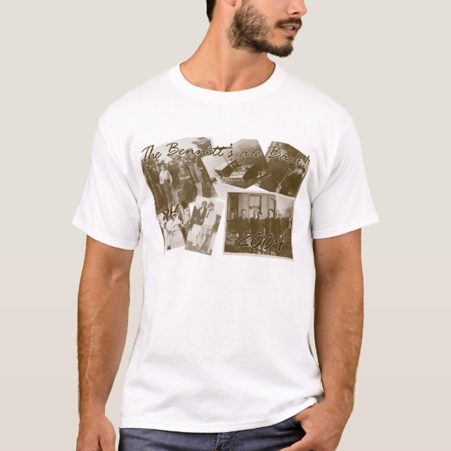T-shirt Reunião de família 2004 de Bennett (Frente)