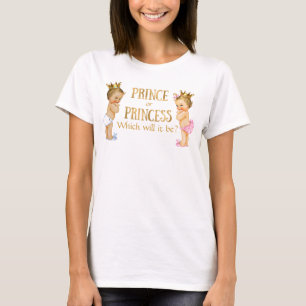 T-shirt Revelação do Sexo do Príncipe e da Princesa