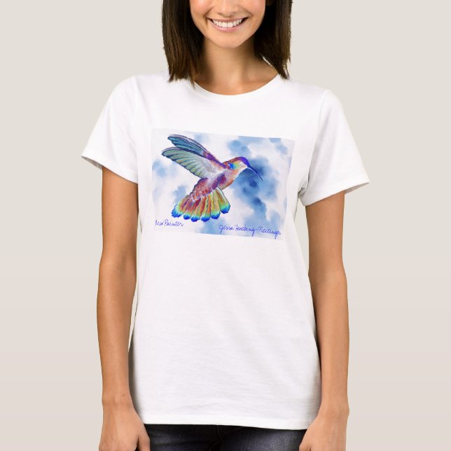 T-shirt reverso do colibri (Frente)