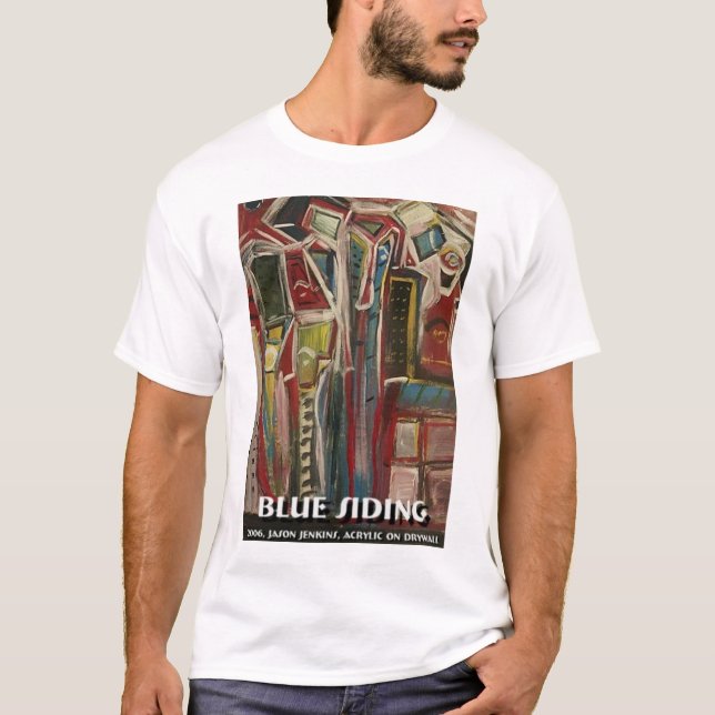 T-shirt Revestimento Azul (Frente)