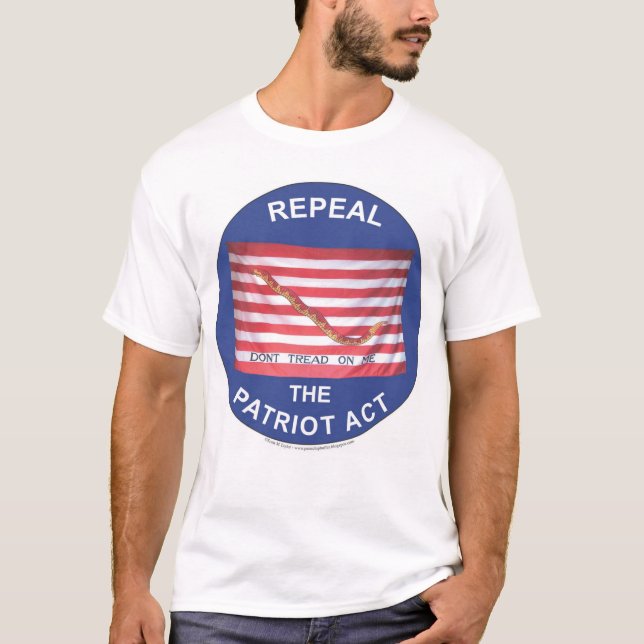 T-shirt Revogue Patriot Act (Frente)
