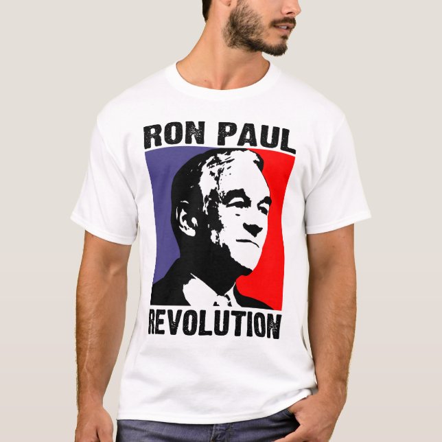 T-shirt Revolução de Ron Paul (Frente)