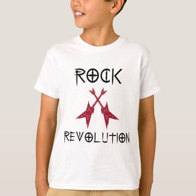 T-shirt Revolução do Rock (Frente)
