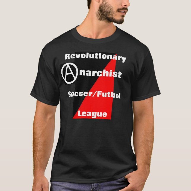 t-shirt revolucionário da liga de futebol do (Frente)