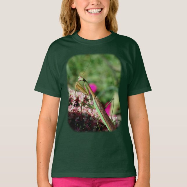 T-shirt Rezando Mantis Insect Animal (Frente)