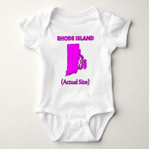 T-shirt Rhode Island - Tamanho Real