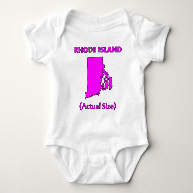 T-shirt Rhode Island - Tamanho Real (Frente)