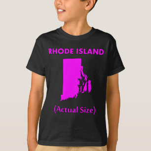 T-shirt Rhode Island - Tamanho Real
