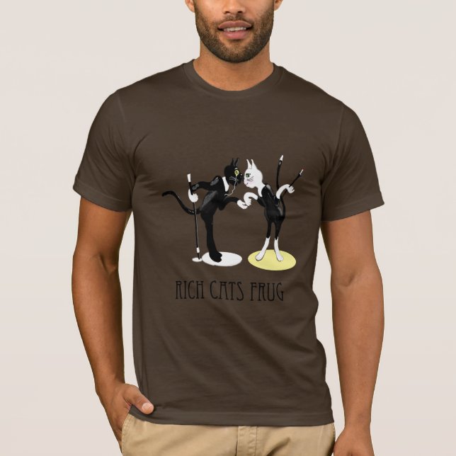 T-shirt Rich cats (Frente)