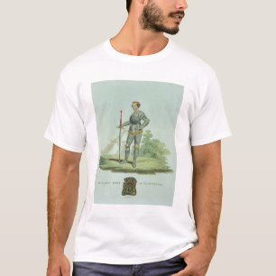 T-shirt Richard III (1452-85) 1470, gravado por W. Maddock