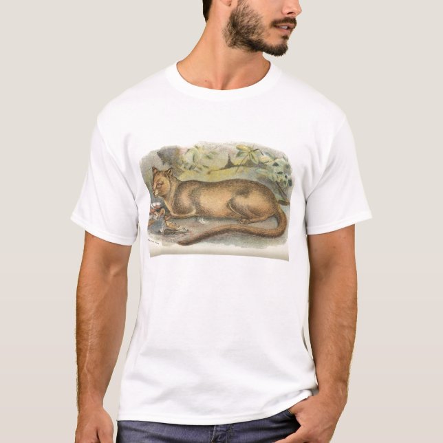 T-shirt Richard Lydekker - fossa (Frente)