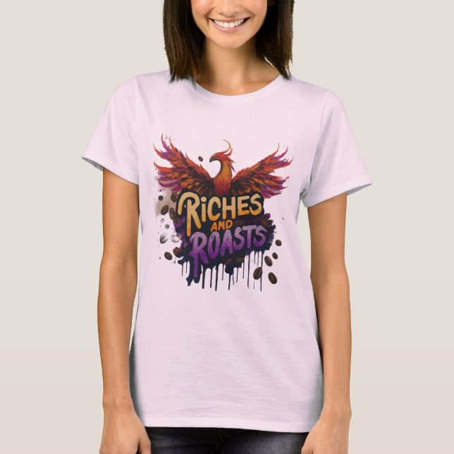 T-shirt RICHES E ROASTS (Frente)
