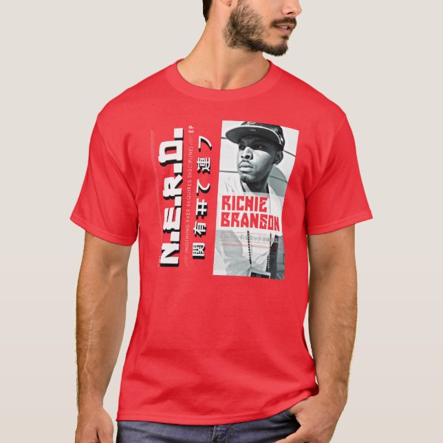 T-shirt richie branson (Frente)