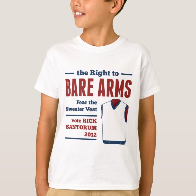 T-shirt Rick de Armas Bare Santorum Sweater Vest 2012 (Frente)
