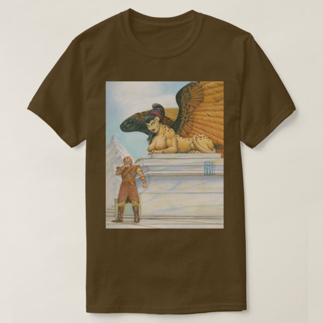 T-Shirt Riddle Sphinx (Frente do Design)