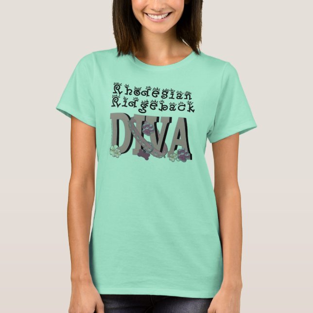 T-shirt Ridgeback DIVA (Frente)