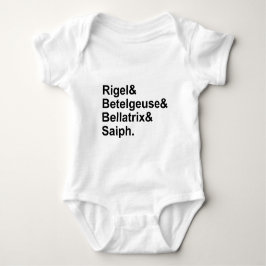 T-shirt Rigel Betelgeuse Bellatrix Saiph | Estrelas de Óri