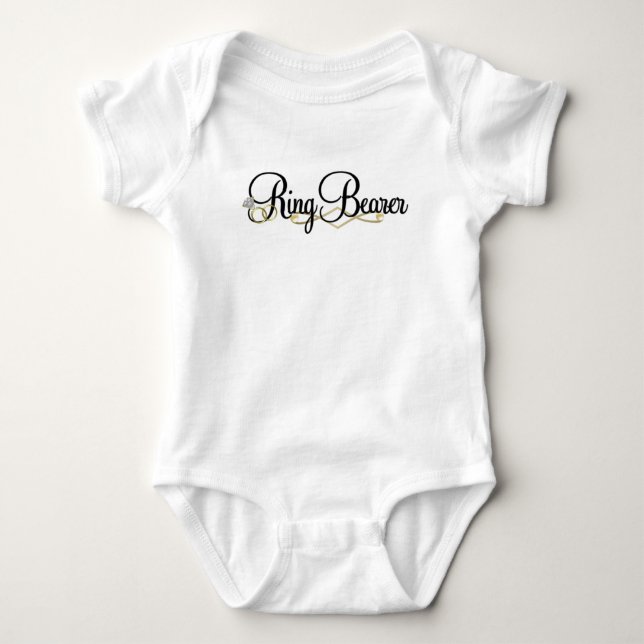 T-shirt Ring Bearer - Casamento (Frente)