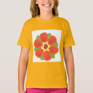 T-Shirt Ringer da Dotty Flower Girl