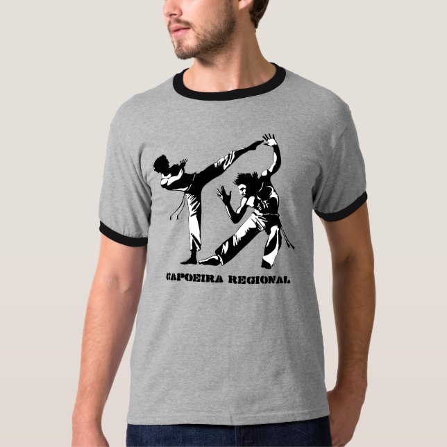 T-shirt Ringer Regional da Capoeira (Frente)