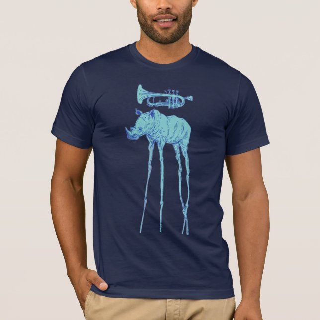 T-shirt Rinoceronte de Dali (Frente)