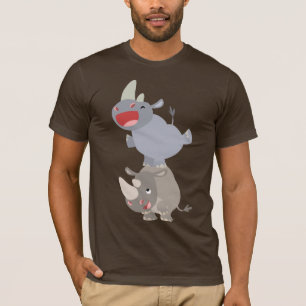 T-Shirt Rinoceronte Rinoceronte, Cute Leapfrog