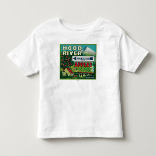 T-shirt Rio azul de LabelHood da caixa de Apple da seta,