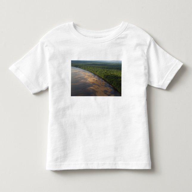 T-shirt Rio Essequibo, o mais longo rio da Guiana, e 3 (Frente)