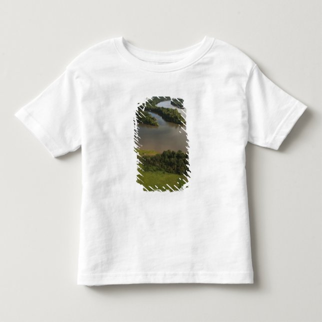 T-shirt Rio Essequibo, o rio mais longo da Guiana, e (Frente)