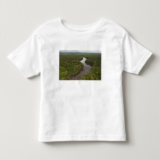 T-shirt Rio Essequibo, o rio mais longo da Guiana, e 5 (Frente)