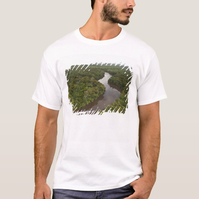 T-shirt Rio Essequibo, o rio mais longo da Guiana, e 5 (Frente)