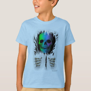 T-SHIRT RIP ESQUELETO