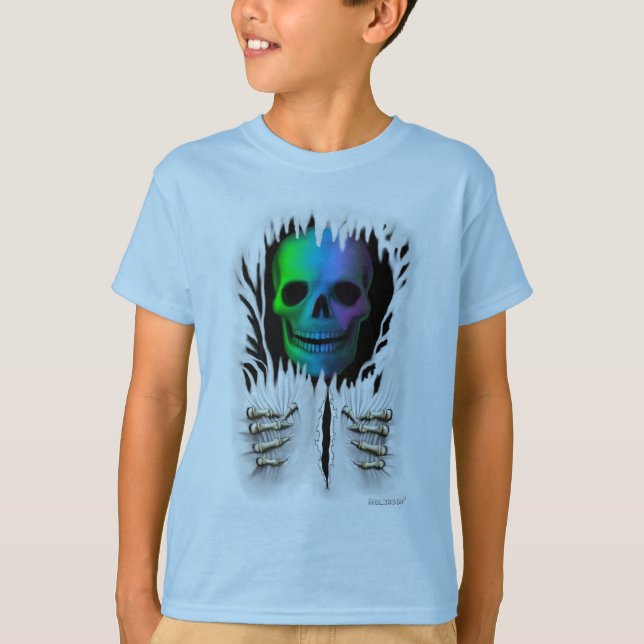 T-SHIRT RIP ESQUELETO (Frente)