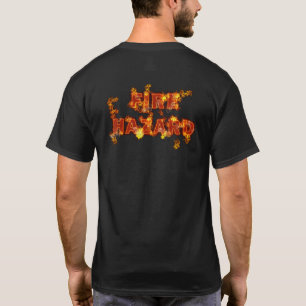T-shirt Risco de incêndio