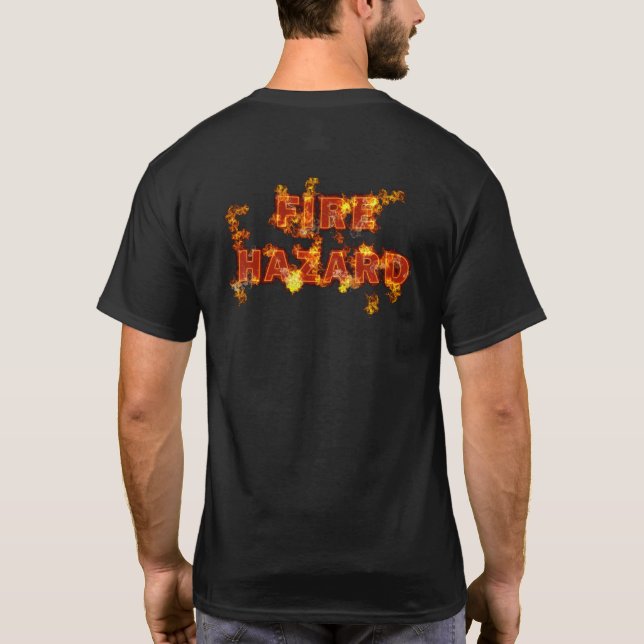 T-shirt Risco de incêndio (Verso)