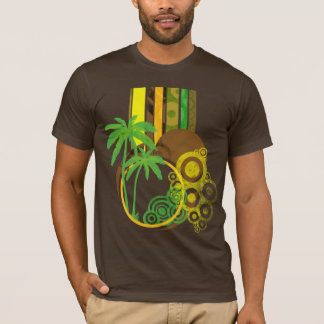 T-shirt Riyah-Li projeta o abstrato retro