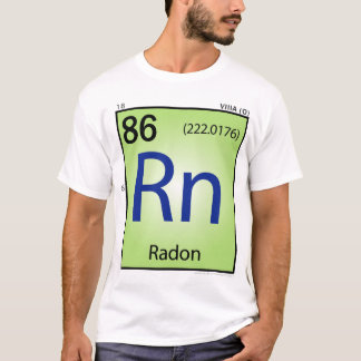 T-shirt (Rn) do elemento do rádon - parte