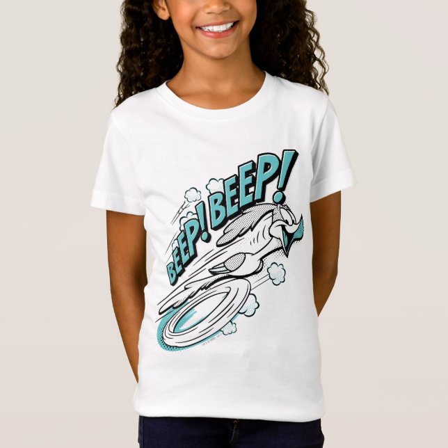 T-shirt ROAD RUNNER™ BEEP BEEP!™ Halftone (Frente)