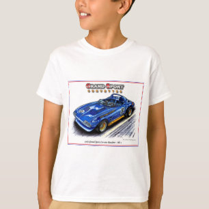 T-shirt Roadster grande de Corveta Penske do esporte 1963
