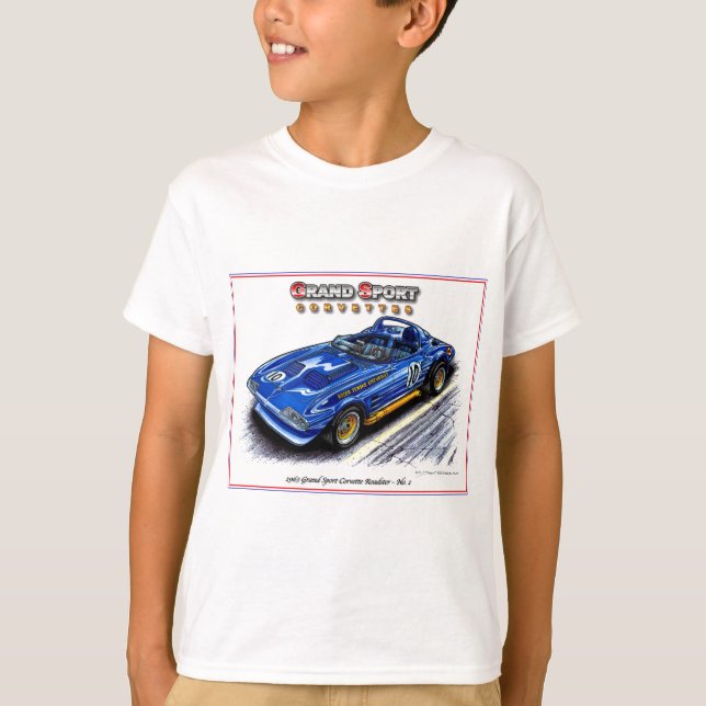 T-shirt Roadster grande de Corveta Penske do esporte 1963 (Frente)