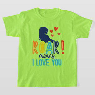 T-Shirt ROAR with Love - Dino Kids' Tee