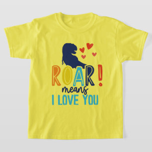 T-Shirt ROAR with Love - Dino Kids' Tee