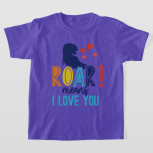 T-Shirt ROAR with Love - Dino Kids' Tee