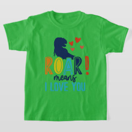 T-Shirt ROAR with Love - Dino Kids' Tee